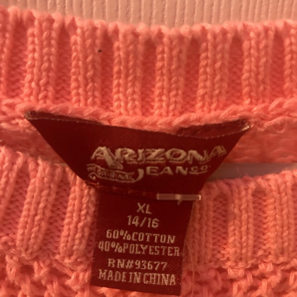 Arizona pink sweatshirt for kids - Picture 2 of 3